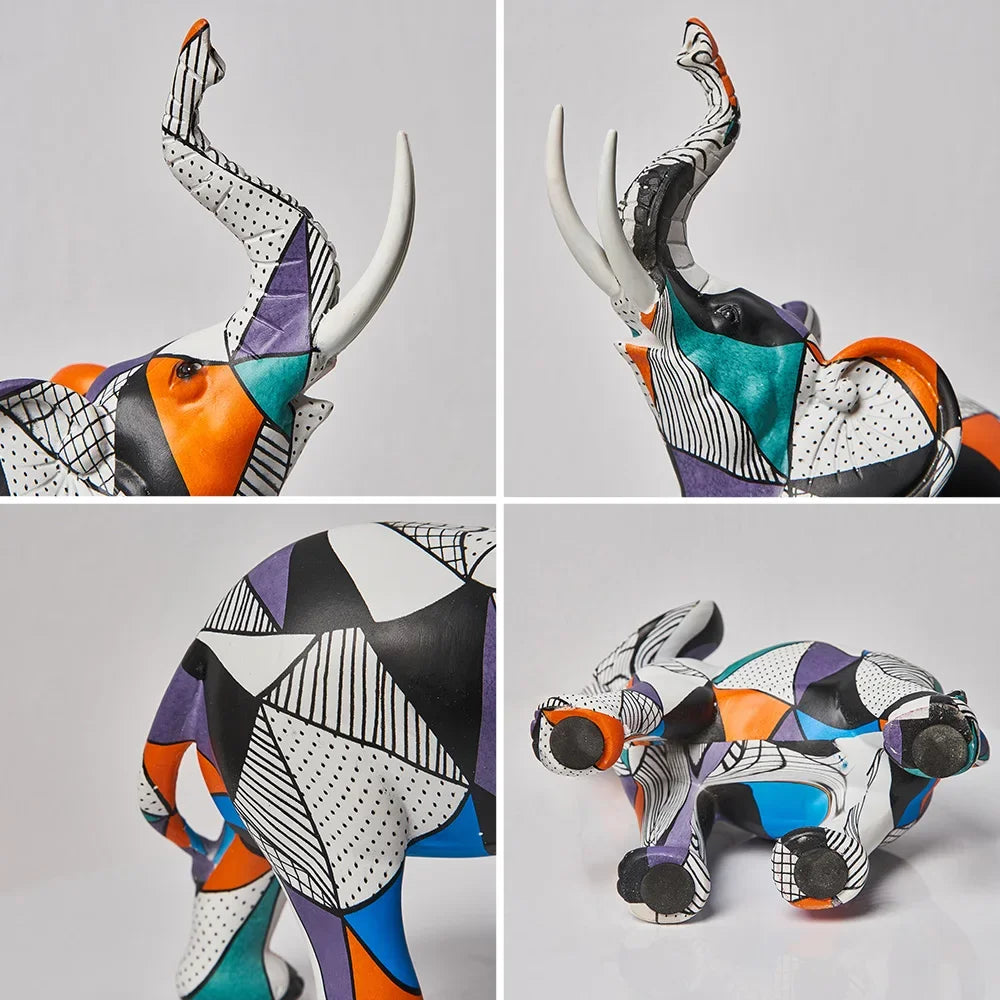 Dazzle Elephant Vivid Figurines
