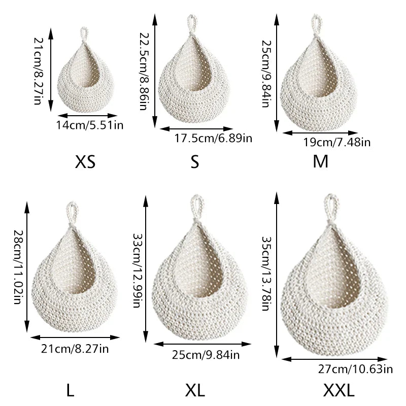 White Woven Storage Baskets
