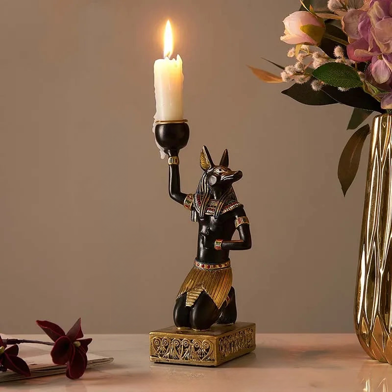彫刻+オブジェ THE EGYPTIAN COLLECTION candle holder Zehuri Heritage Candle Holder – Goodx Home