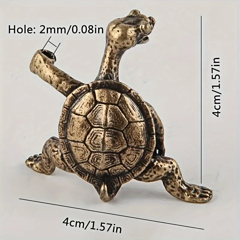 Brass Turtle Incense Holder