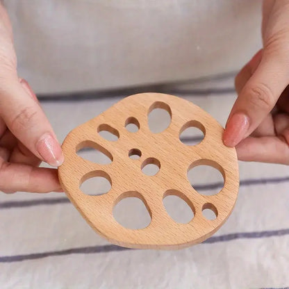 Lotus Root Shaped Coaster Set