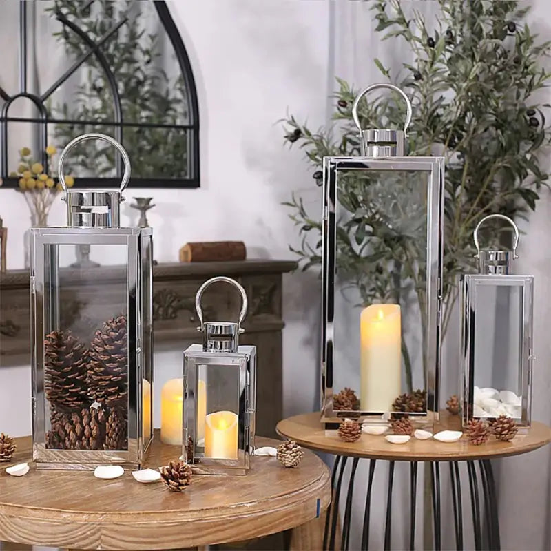 Stainless Steel Candle Lantern