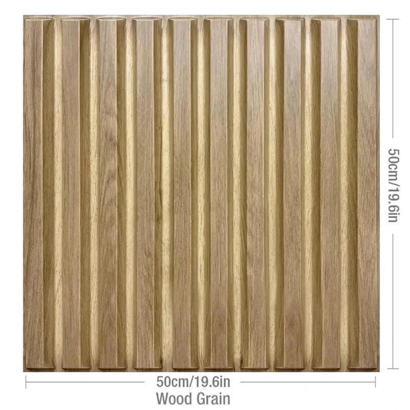 3D Slat Wall Panels 4-Piece Sets