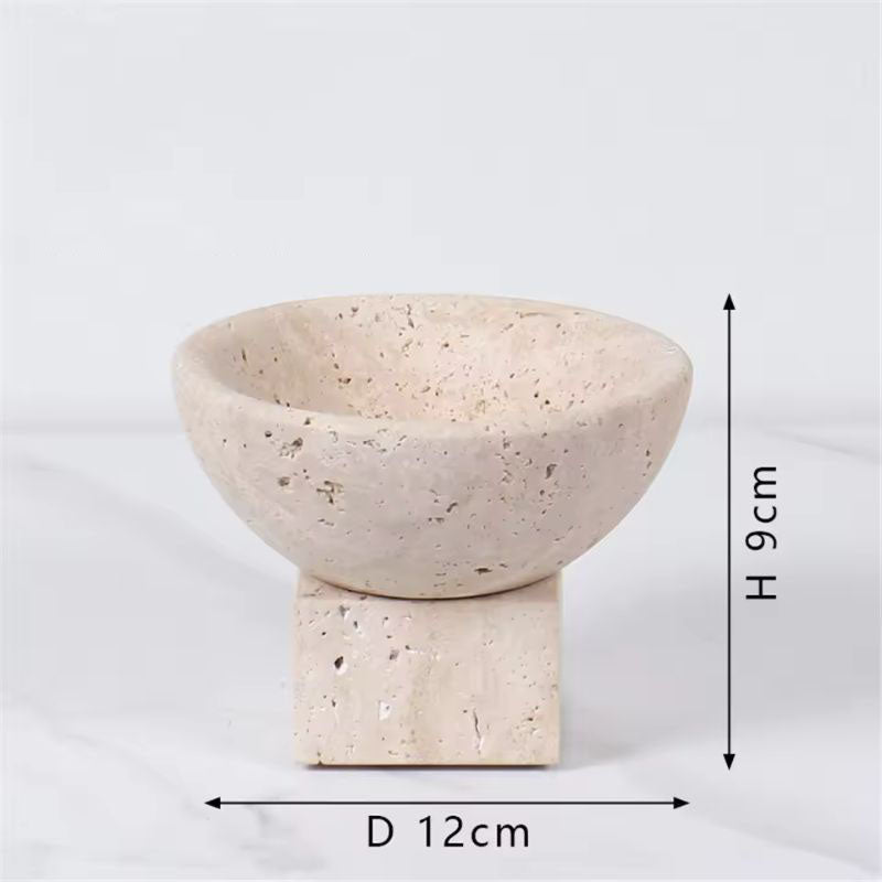 European Stone Bowls (Set of 2)