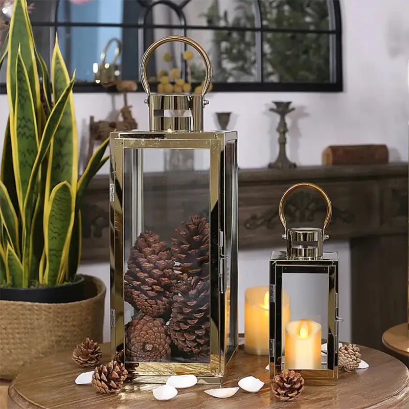 Stainless Steel Candle Lantern