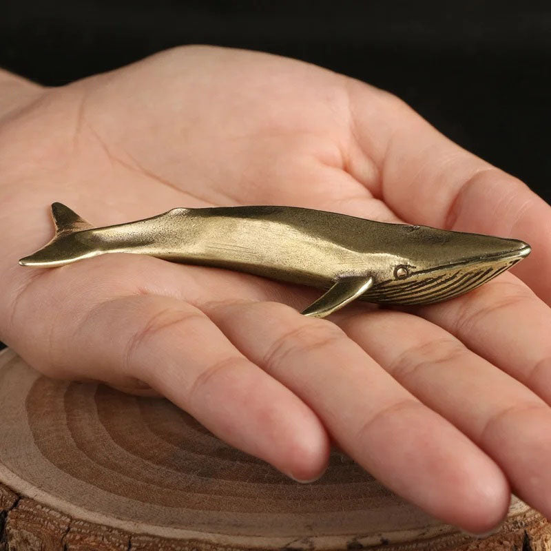 Brass Blue Whale
