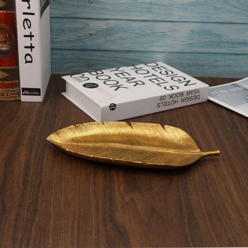 Gold Leaf Decor Tray