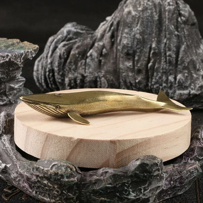 Brass Blue Whale