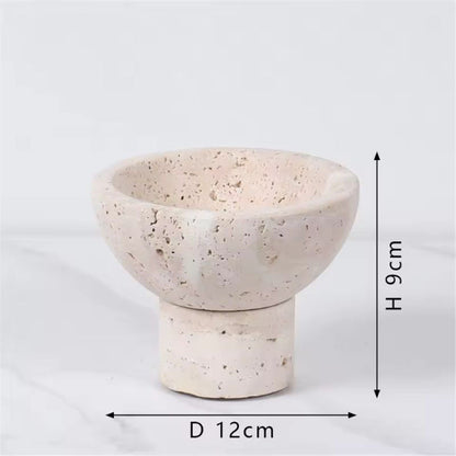 European Stone Bowls (Set of 2)