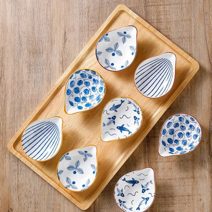 Coastal Dip Dishes 4-Piece Sets