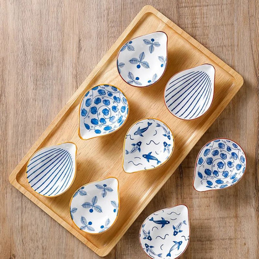 Coastal Dip Dishes 4-Piece Sets