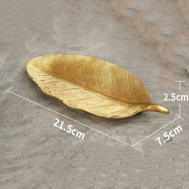 Gold Leaf Decor Tray