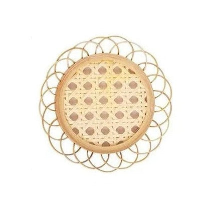 Bamboo Coaster Set with Eco-Friendly Design and Non-Slip Base - Perfect for Home or Office by EcoHome