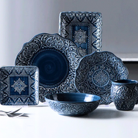 Set of Five (2 Plate + 2 Bowl + 1 Cup)