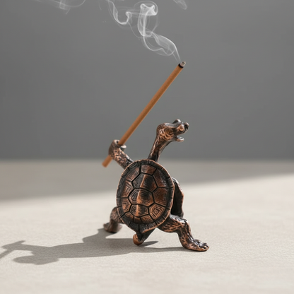 Brass Turtle Incense Holder