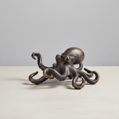 Copper Octopus Statue