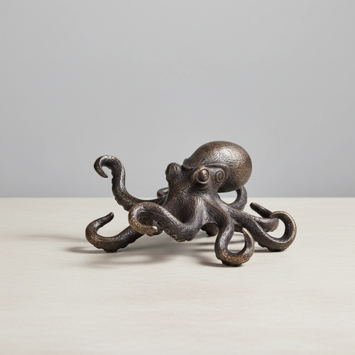 Copper Octopus Statue