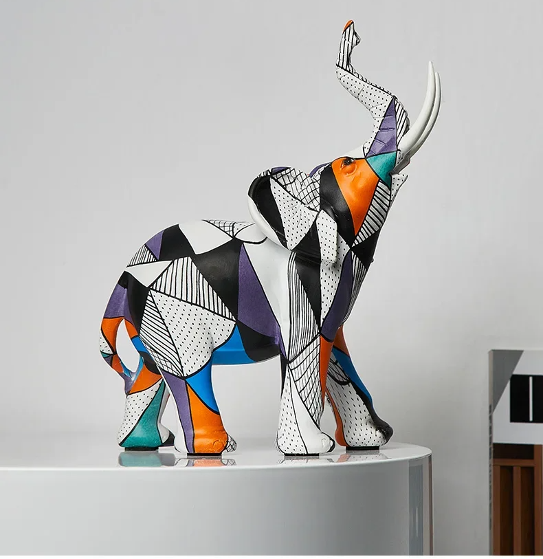 Dazzle Elephant Vivid Figurines