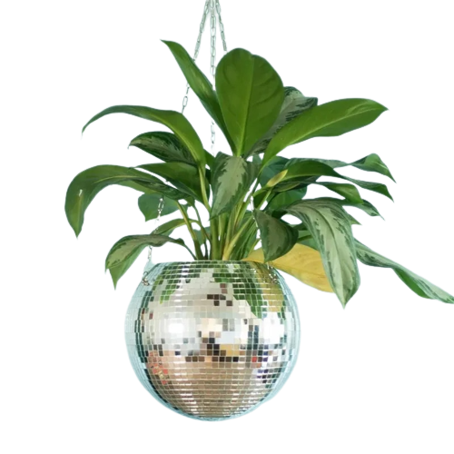Groovy Disco Ball Planter