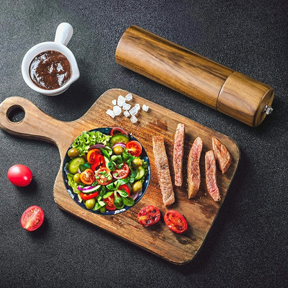 Grove Wooden Salt And Pepper Grinders