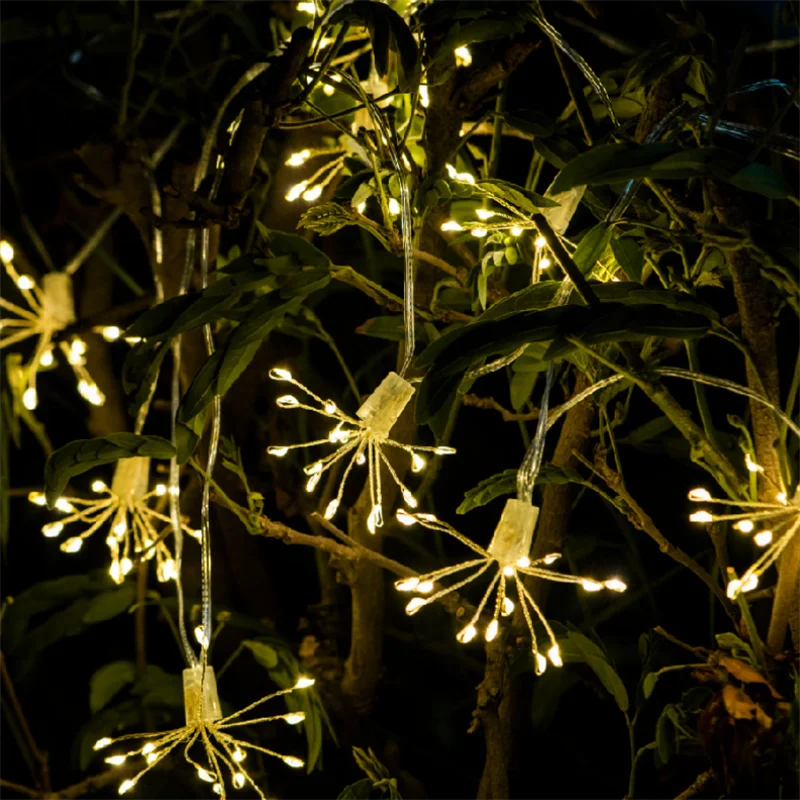Fireworks Silver String Lights