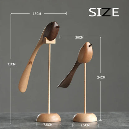 Wooden Birds