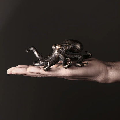 Copper Octopus Statue