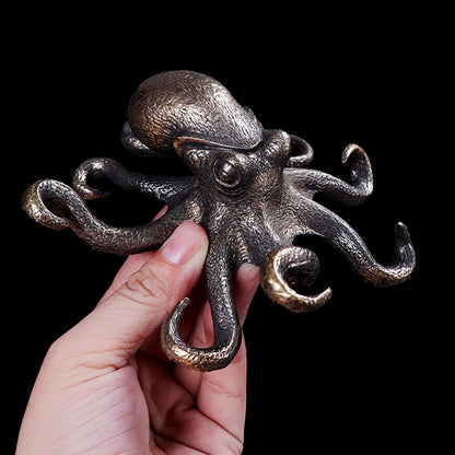 Copper Octopus Statue