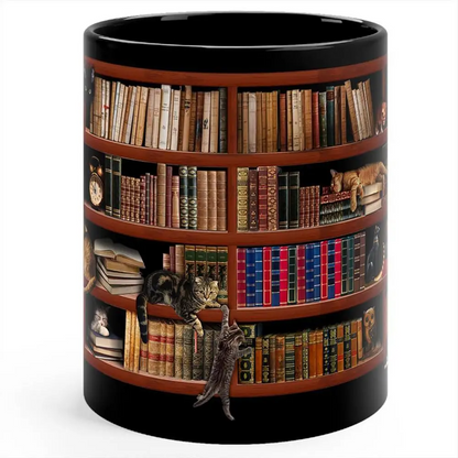 Kitty Book Nook Mug