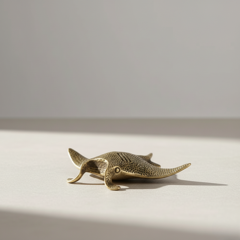 Brass Manta Ray