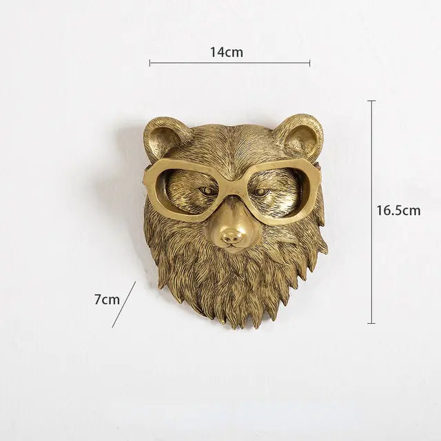 Dapper Animal Wall Decorative Figurines
