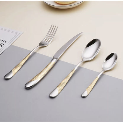 Royal Gold Stainless Steel Cutlery Set