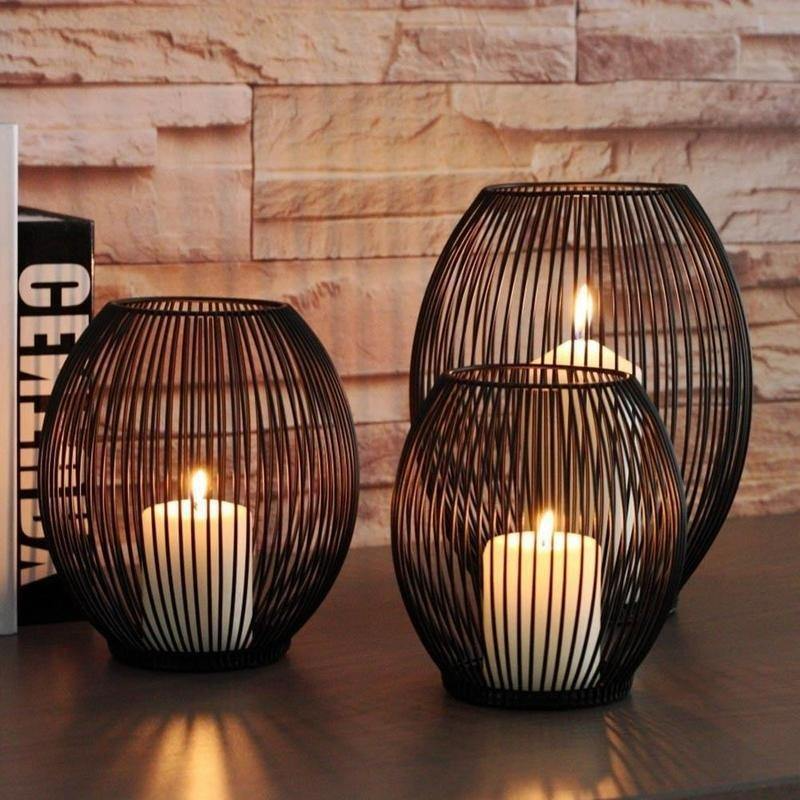 Roundabout Iron Candle Holder
