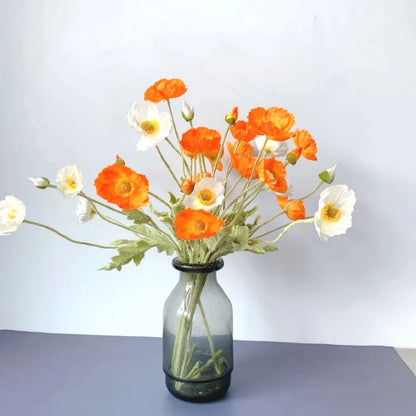 Artificial Poppy Flowers (Set of 6)