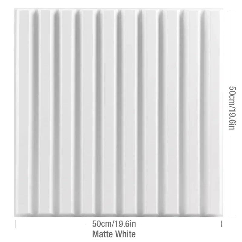 3D Slat Wall Panels 4-Piece Sets