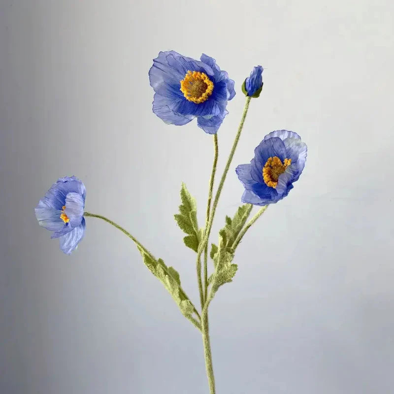 Artificial Poppy Flowers (Set of 6)