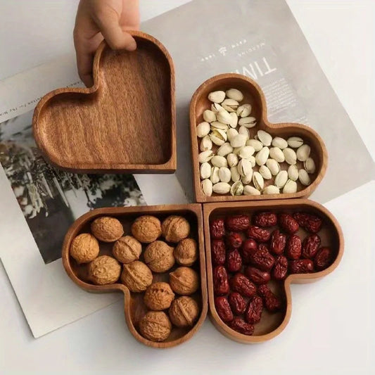 Wooden Heart Dishes