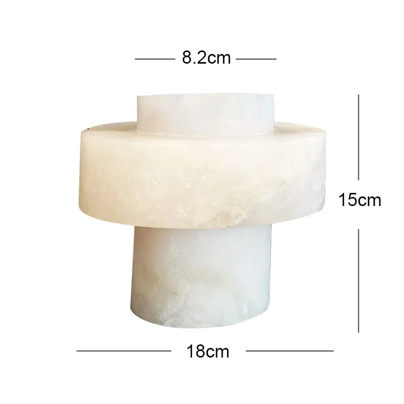 Scandinavian White Onyx Vases