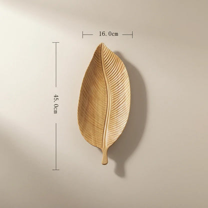 Wood Leaf Tray