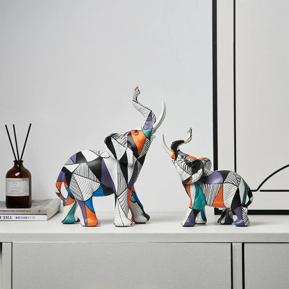 Dazzle Elephant Vivid Figurines