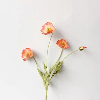 Artificial Poppy Flowers (Set of 6)