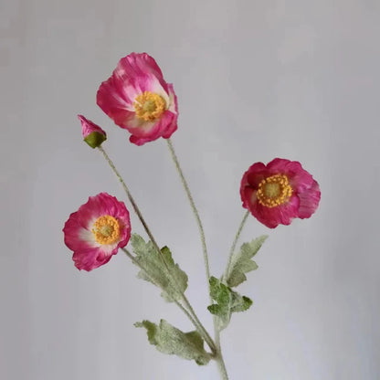 Artificial Poppy Flowers (Set of 6)