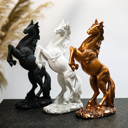 Ethereal Resin Horse Statue