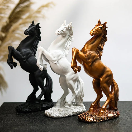Ethereal Resin Horse Statue