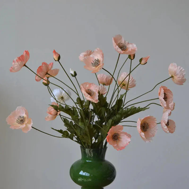 Artificial Poppy Flowers (Set of 6)