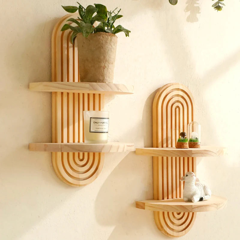 Geometric Wall Mounted Shelf