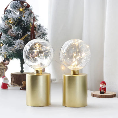 Gold Fairy Light Lamps