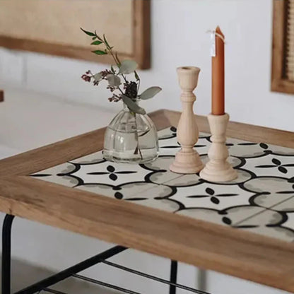 Light Wood Candlestick Holders (Set of 2)