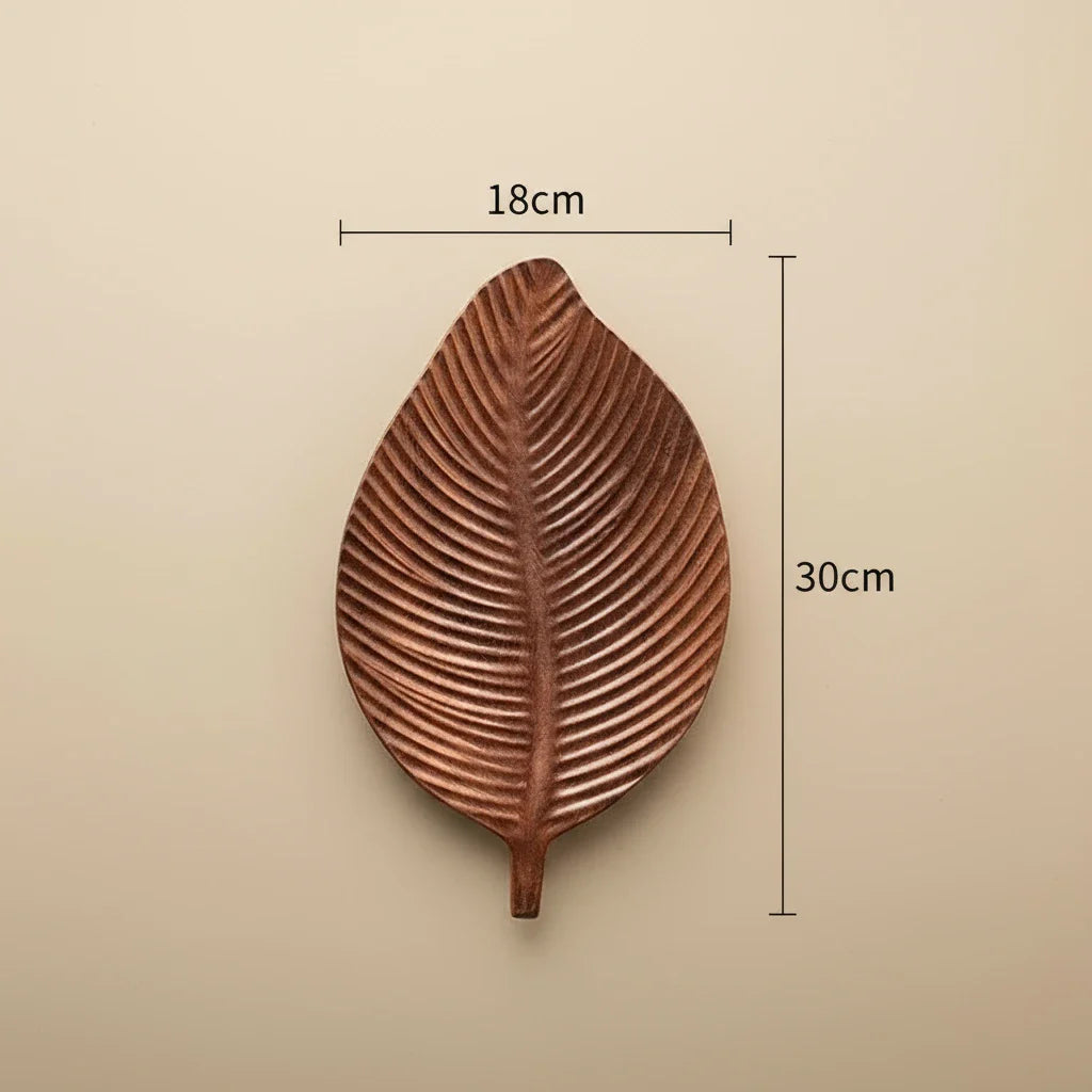 Wood Leaf Tray