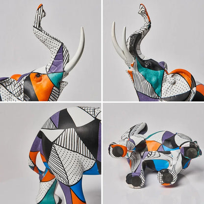 Dazzle Elephant Vivid Figurines
